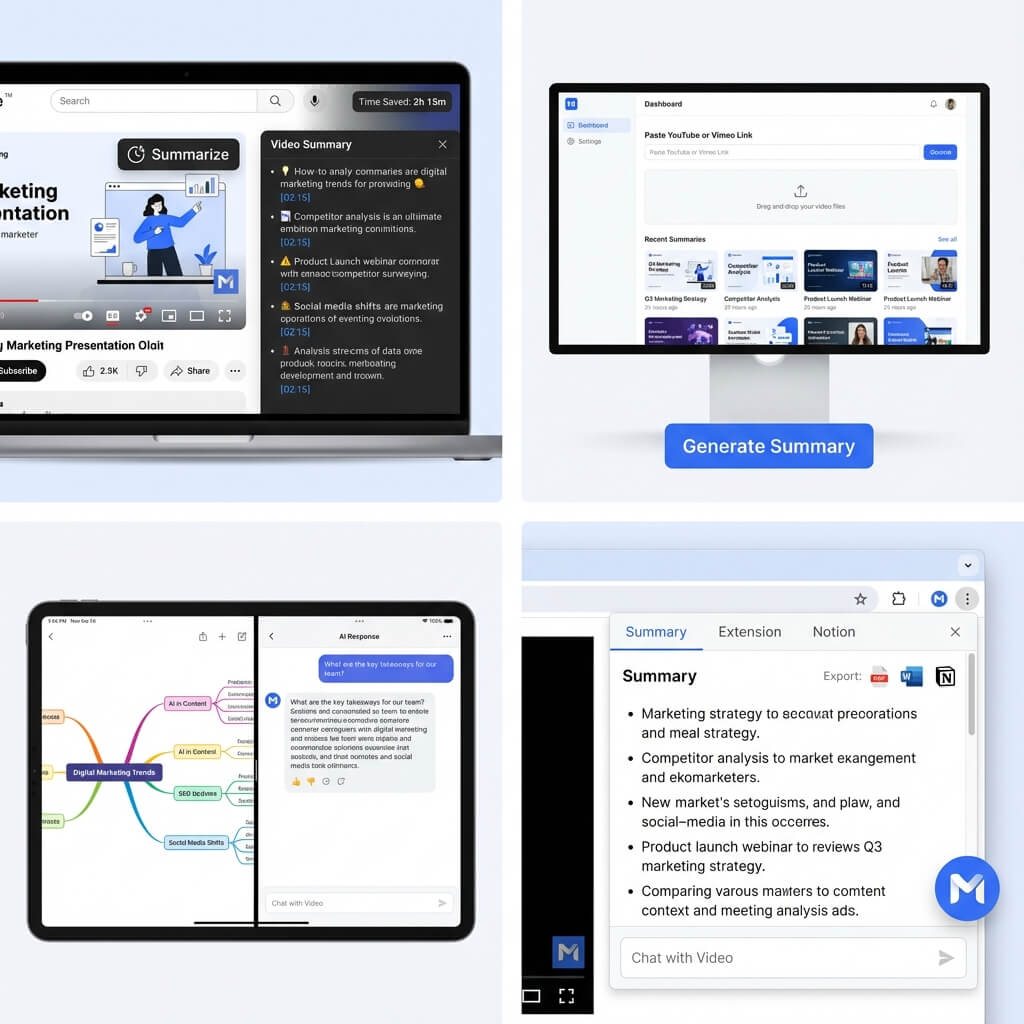 Free Video Summarizer for Marketing Teams